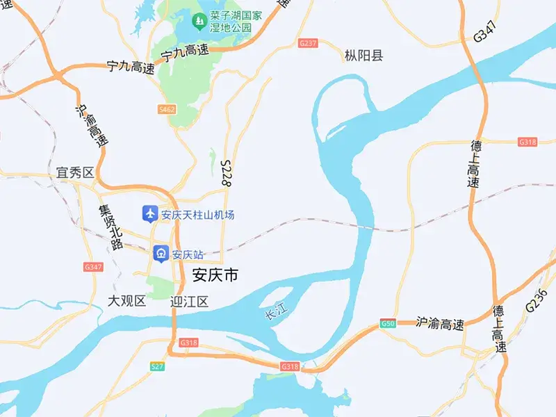 安庆地图