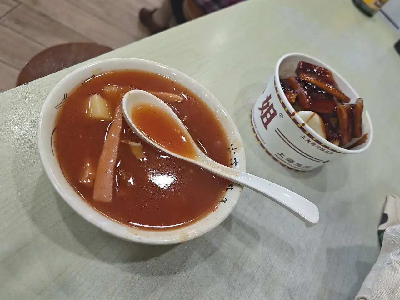 排骨年糕+罗宋汤